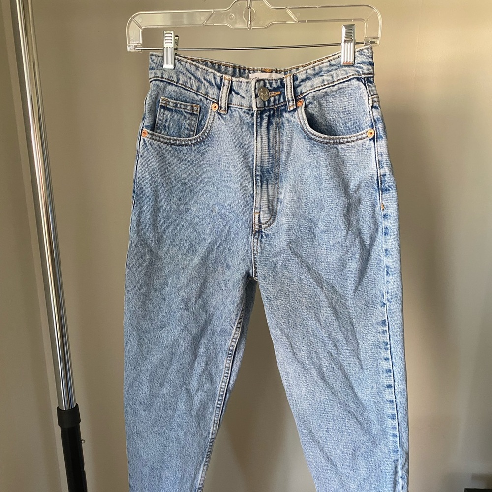 zara mom jeans